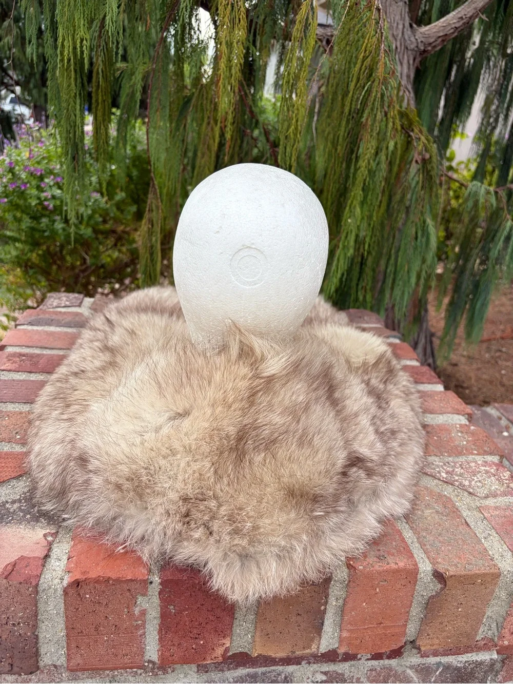 Fluffy Fox Fur Stole Wrap Collar Rocker Style Unisex